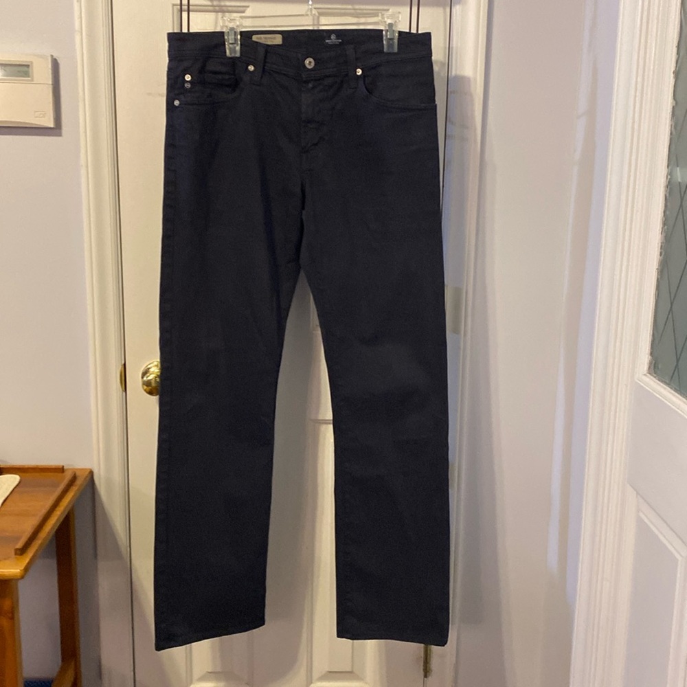 Adriano Goldschmied “The Protege” straighter leg, navy, 35x32, pre-owned
